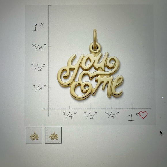 JAMES AVERY , you and me discontinued charm - Picture 3 of 3